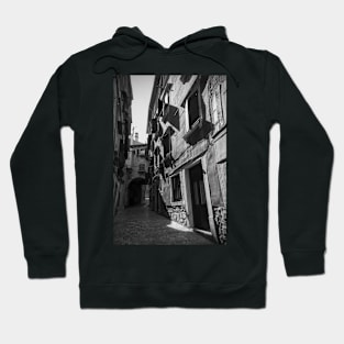 Back Street in Rovinj Old Town, Croatia Hoodie